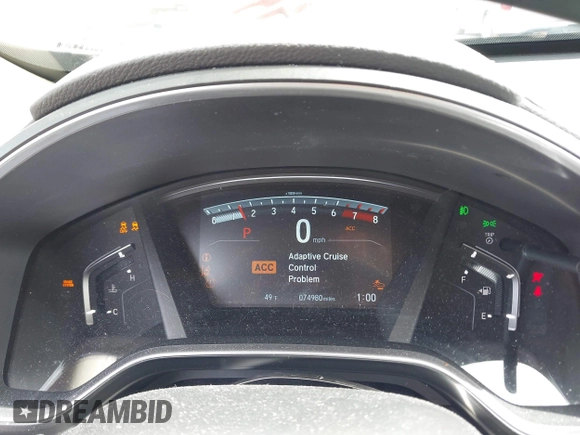2017 Honda CR-V EX-L with VIN 5J6RW2H85HL058587, listed as a IAAI auction lot 41947746 with 74,980 mi miles. Bid and sale history available at carsss.com. Image 7.