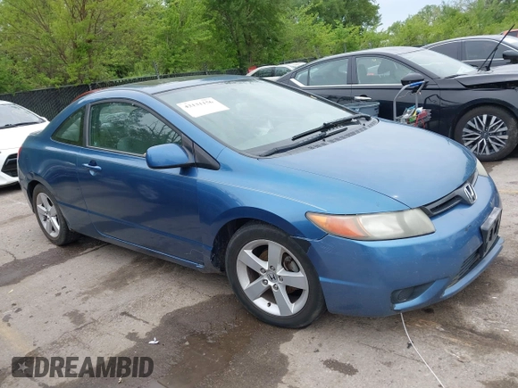 2006 Honda Civic Cpe EX with VIN 2HGFG12826H560333, listed as a IAAI auction lot 42131156 with 182,438 mi miles. Bid and sale history available at carsss.com. Image 1.