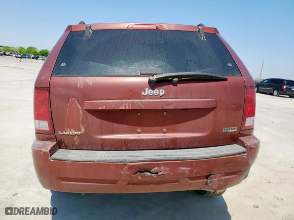 2007 Jeep Grand Cherokee Laredo with VIN 1J8HS48P77C503919, listed as a Copart auction lot 52430165 with 204,203 mi miles and Salvage Title. Bid and sale history available at carsss.com. Image 6.