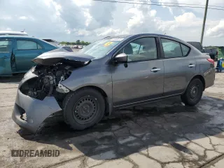2017 Nissan Versa SV with VIN 3N1CN7AP1HL901110, listed as a Copart auction lot 65046675 with 119,320 mi miles and Salvage title. Bid and sale history available at DreamBid. Image 1.