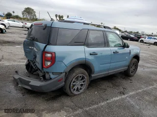 2021 Ford Bronco Sport Big Bend with VIN 3FMCR9B69MRB20633, listed as a Copart auction lot 48699295 with 46,724 mi miles and Salvage Title. Bid and sale history available at carsss.com. Image 3.