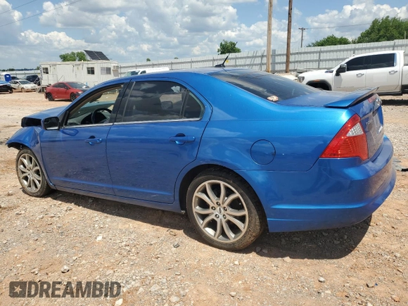 2012 Ford Fusion SE with VIN 3FAHP0HA7CR258439, listed as a Copart auction lot 56538845 with Not provided miles and Salvage title. Bid and sale history available at DreamBid. Image 2.
