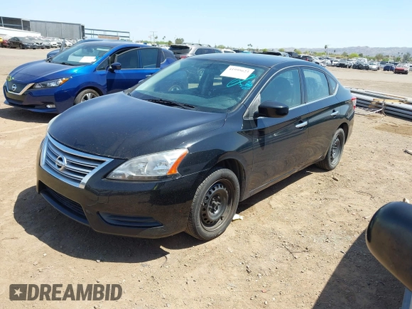 2014 Nissan Sentra S with VIN 3N1AB7AP1EL674190, listed as a IAAI auction lot 41995623 with 146,755 mi miles and . Bid and sale history available at DreamBid. Image 2.