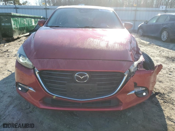 2018 Mazda Mazda3 4-Door Grand Touring with VIN 3MZBN1W31JM180263, listed as a Copart auction lot 46112185 with 62,346 mi miles and Salvage Title. Bid and sale history available at carsss.com. Image 5.