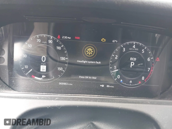 2018 Land Rover Range Rover Velar S с VIN SALYB2RX8JA772534, выставлен на аукционе IAAI как лот 41425020 с пробегом 69 983 миль миль и . История ставок и продаж доступна на DreamBid. Изображение 7.