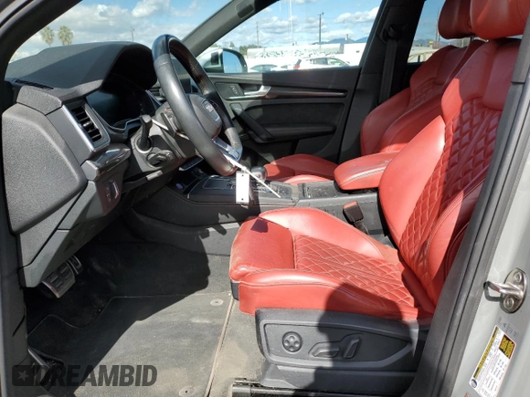 2020 Audi SQ5 Premium Plus with VIN WA1B4AFY1L2123096, listed as a Copart auction lot 41638784 with 31,705 mi miles and . Bid and sale history available at DreamBid. Image 7.