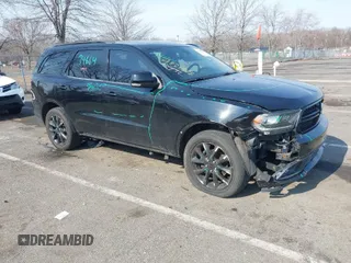 2017 Dodge Durango GT with VIN 1C4RDJDG4HC820486, listed as a IAAI auction lot 41784193 with 93,494 mi miles and . Bid and sale history available at carsss.com. Image 1.