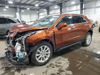 2019 Cadillac XT4 AWD Luxury with VIN 1GYFZBR44KF147644, listed as a Copart auction lot 42345385 with 50,919 mi miles and Salvage Title. Bid and sale history available at carsss.com. Image 1.