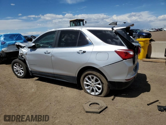 2021 Chevrolet Equinox LT with VIN 3GNAXUEV9MS142199, listed as a Copart auction lot 54331385 with 58,924 mi miles and Salvage title. Bid and sale history available at DreamBid. Image 2.
