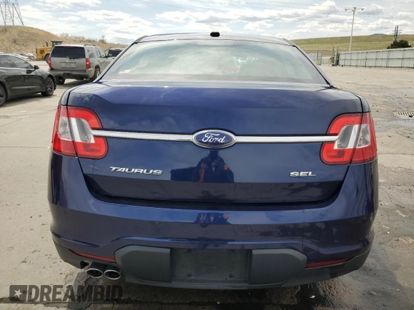 2011 Ford Taurus SEL with VIN 1FAHP2EW3BG160011, listed as a Copart auction lot 51301935 with 45,627 mi miles and Salvage Title. Bid and sale history available at carsss.com. Image 6.