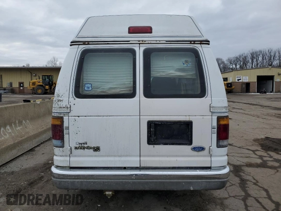 1993 Ford Econoline Cargo with VIN 1FDEE14N8PHA30213, listed as a Copart auction lot 88100175 with 87,897 mi miles and Clean Title. Bid and sale history available at carsss.com. Image 6.