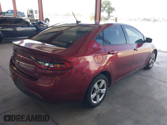 2015 Dodge Dart SXT with VIN 1C3CDFBB7FD330176, listed as a IAAI auction lot 42173395 with 231,610 mi miles and . Bid and sale history available at DreamBid. Image 4.