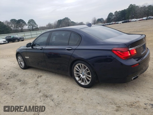 2013 BMW 7 Series 740Li with VIN WBAYE4C52DD136774, listed as a Copart auction lot 44769695 with 199,964 mi miles and Clean title. Bid and sale history available at DreamBid. Image 2.
