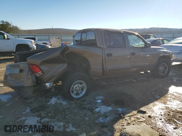 2000 Dodge Dakota Sport with VIN 1B7GL2AX3YS715657, listed as a Copart auction lot 88236515 with 170,873 mi miles and Clean Title. Bid and sale history available at DreamBid. Image 3.
