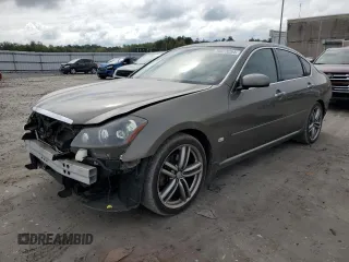 2006 Infiniti M45 with VIN JNKBY01E66M208055, listed as a Copart auction lot 70673254 with 144,719 mi miles and Salvage Title. Bid and sale history available at carsss.com. Image 1.