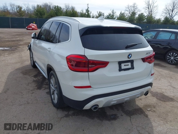 2018 BMW X3 xDrive30i with VIN 5UXTR9C56JLC72536, listed as a IAAI auction lot 41824618 with 125,434 mi miles and . Bid and sale history available at DreamBid. Image 3.