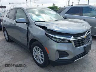 2024 Chevrolet Equinox LT with VIN 3GNAXKEGXRL353449, listed as a IAAI auction lot 42151836 with 26,903 mi miles and . Bid and sale history available at DreamBid. Image 1.