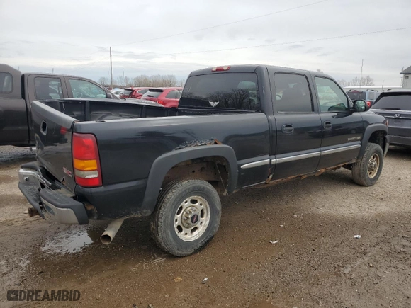 2002 GMC Sierra 2500HD SLE with VIN 1GTHK23U62F243433, listed as a Copart auction lot 50989755 with 206,989 mi miles and Clean Title. Bid and sale history available at carsss.com. Image 3.