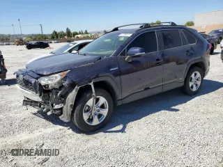 2020 Toyota RAV4 Hybrid XLE with VIN JTMR6RFV0LJ002052, listed as a Copart auction lot 61786415 with 52,158 mi miles and Salvage title. Bid and sale history available at DreamBid. Image 1.