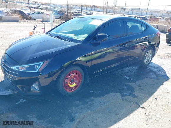 2020 Hyundai Elantra SEL with VIN KMHD84LF0LU927820, listed as a IAAI auction lot 41645762 with 47,111 mi miles. Bid and sale history available at carsss.com. Image 18.