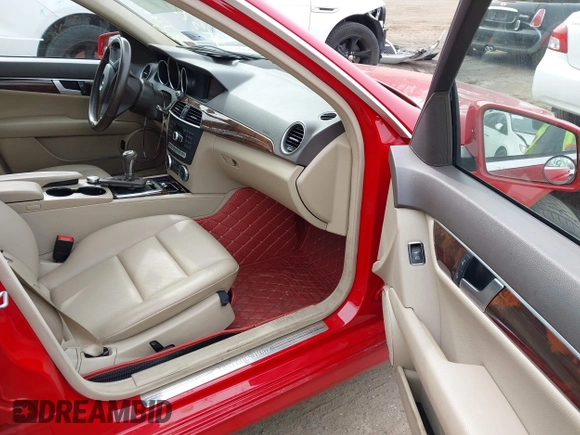 2013 Mercedes-Benz C 300 Sport with VIN WDDGF8AB3DR293279, listed as a IAAI auction lot 41937006 with 108,781 mi miles and . Bid and sale history available at carsss.com. Image 5.