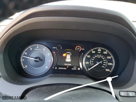 2020 Acura RDX with VIN 5J8TC1H39LL019417, listed as a Copart auction lot 75625154 with 59,699 mi miles and Salvage Title. Bid and sale history available at carsss.com. Image 9.