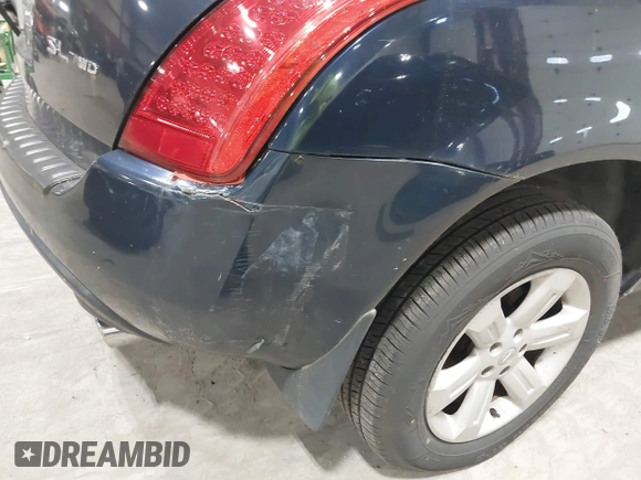 2006 Nissan Murano SL z VIN JN8AZ08W66W550526, wystawiony jako IAAI lot #42308057 z przebiegiem 87 638 mil mil oraz . Historia ofert i sprzedaży dostępna na DreamBid. Obrazek 6.