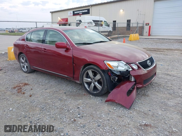 2007 Lexus GS 350 with VIN JTHBE96S570027761, listed as a IAAI auction lot 41870629 with 112,274 mi miles and . Bid and sale history available at carsss.com. Image 1.