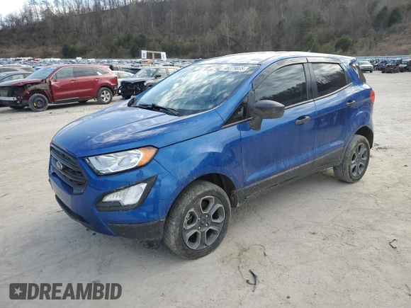 2020 Ford EcoSport S with VIN MAJ6S3FL2LC388428, listed as a Copart auction lot 46379035 with 71,025 mi miles and Salvage Title. Bid and sale history available at DreamBid. Image 1.