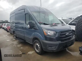 2020 Ford Transit Cargo with VIN 1FTBR3X83LKA47916, listed as a Copart auction lot 74436924 with Not Provided miles and Salvage Title. Bid and sale history available at DreamBid. Image 4.