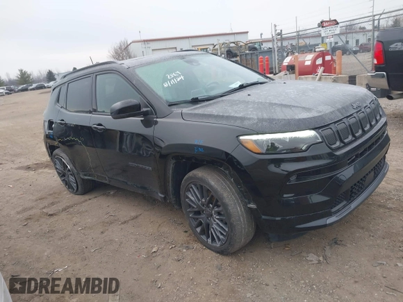2022 Jeep Compass High Altitude with VIN 3C4NJDCB6NT212869, listed as a IAAI auction lot 41295122 with 34,601 mi miles and . Bid and sale history available at carsss.com. Image 1.