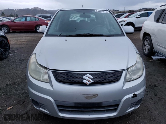 2007 Suzuki SX4 with VIN JS2YA411775100842, listed as a Copart auction lot 84701624 with 131,717 mi miles and Salvage Title. Bid and sale history available at carsss.com. Image 5.