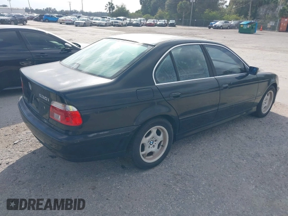 2002 BMW 5 Series 530iA with VIN WBADT63442CH91578, listed as a IAAI auction lot 41249127 with Not Provided miles. Bid and sale history available at carsss.com. Image 4.