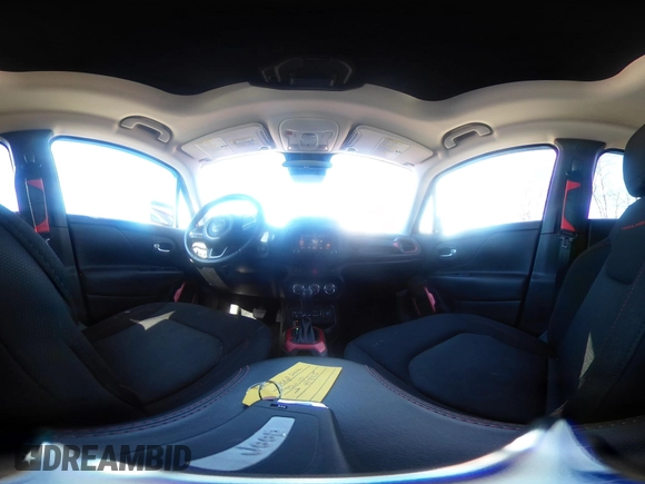 2016 Jeep Renegade Trailhawk with VIN ZACCJBCT1GPE28594, listed as a IAAI auction lot 42099461 with 120,117 mi miles and . Bid and sale history available at carsss.com. Image 18.