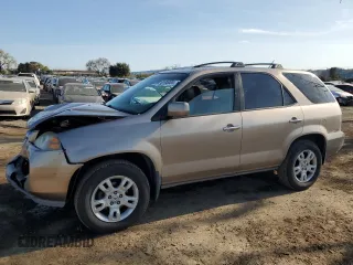 2004 Acura MDX Touring Pkg with VIN 2HNYD18614H509029, listed as a Copart auction lot 50100005 with 136,694 mi miles and Salvage Title. Bid and sale history available at carsss.com. Image 1.