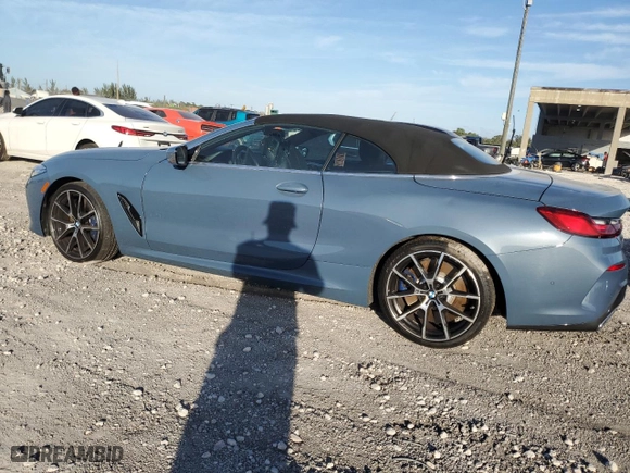2019 BMW 8 Series M850i xDrive with VIN WBAFY4C50KBX39181, listed as a Copart auction lot 43533615 with 0 mi miles and Salvage Title. Bid and sale history available at carsss.com. Image 2.