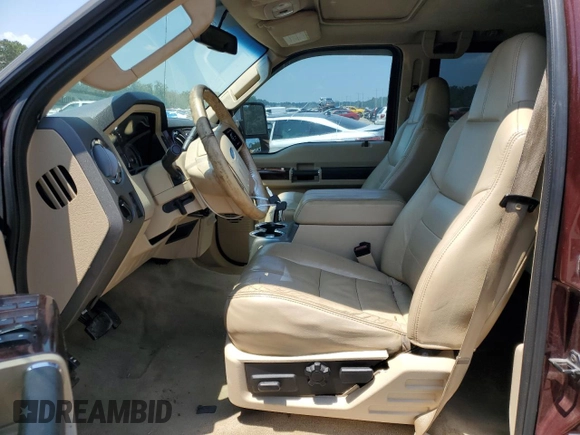 2009 Ford F-250 XL with VIN 1FTSW20R09EB23380, listed as a Copart auction lot 66493264 with 181,326 mi miles and Salvage title. Bid and sale history available at DreamBid. Image 7.