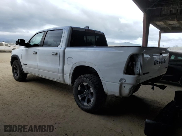2019 Ram 1500 Rebel z VIN 1C6SRFLTXKN618849, wystawiony jako Copart lot #50419595 z przebiegiem 98 219 mil mil oraz Szkoda całkowita • Salvage title. Historia ofert i sprzedaży dostępna na DreamBid. Obrazek 2.