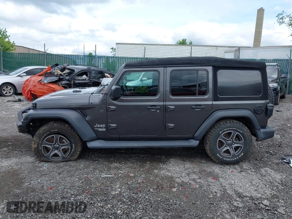 2019 Jeep Wrangler Unlimited Sport S с VIN 1C4HJXDG6KW571640, выставлен на аукционе IAAI как лот 42299078 с пробегом 51 928 миль миль и . История ставок и продаж доступна на DreamBid. Изображение 14.