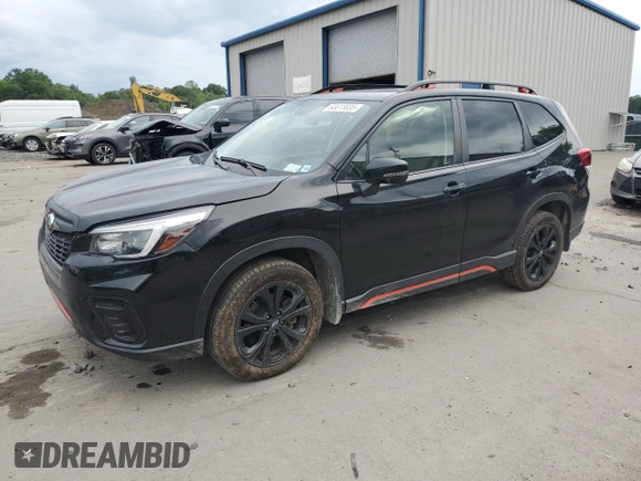 2021 Subaru Forester Special Sports with VIN JF2SKARC4MH583011, listed as a Copart auction lot 63615835 with 33,149 mi miles and Salvage title. Bid and sale history available at DreamBid. Image 1.