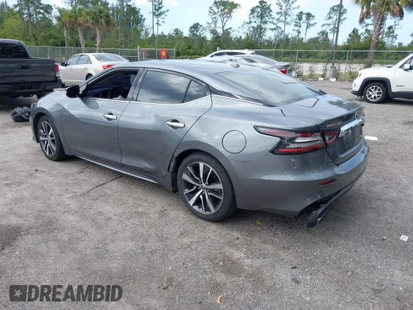 2020 Nissan Maxima SV with VIN 1N4AA6CV1LC377182, listed as a IAAI auction lot 41912923 with 122,728 mi miles and . Bid and sale history available at DreamBid. Image 3.