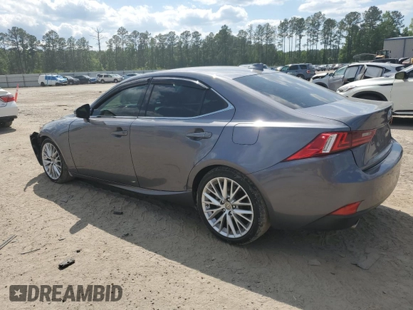 2015 Lexus IS 250 with VIN JTHBF1D20F5063134, listed as a Copart auction lot 54913825 with 123,287 mi miles and Salvage title. Bid and sale history available at DreamBid. Image 2.