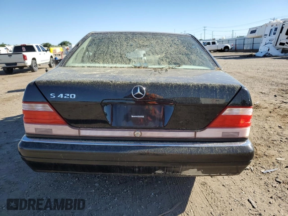1999 Mercedes-Benz S-Class with VIN WDBGA43G3XA423749, listed as a Copart auction lot 56923464 with 0 mi miles and Salvage Title. Bid and sale history available at carsss.com. Image 6.