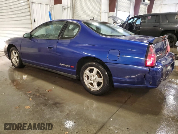 2005 Chevrolet Monte Carlo LS with VIN 2G1WW12EX59223305, listed as a Copart auction lot 83186774 with 157,494 mi miles and Salvage Title. Bid and sale history available at carsss.com. Image 2.