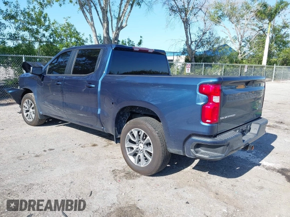2021 Chevrolet Silverado 1500 RST with VIN 3GCPWDETXMG416324, listed as a IAAI auction lot 42035098 with 62,771 mi miles and . Bid and sale history available at DreamBid. Image 3.