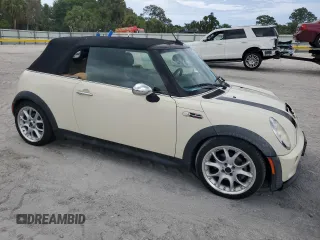 2006 MINI Convertible S with VIN WMWRH335X6TK57115, listed as a Copart auction lot 55756115 with 76,130 mi miles and Clean Title. Bid and sale history available at DreamBid. Image 4.