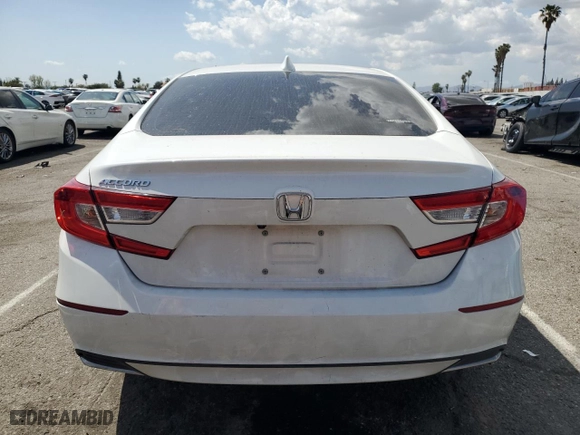 2018 Honda Accord Sedan LX 1.5T with VIN 1HGCV1F12JA156607, listed as a Copart auction lot 51861555 with 87,523 mi miles and Salvage Title. Bid and sale history available at carsss.com. Image 6.