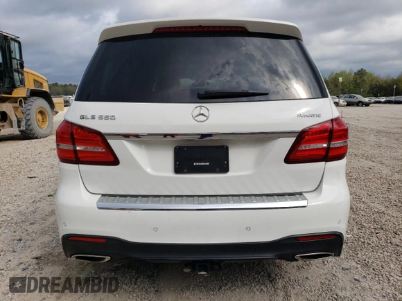 2018 Mercedes-Benz GLS with VIN 4JGDF7DE0JB029658, listed as a Copart auction lot 44472033 with 73,868 mi miles. Bid and sale history available at carsss.com. Image 6.