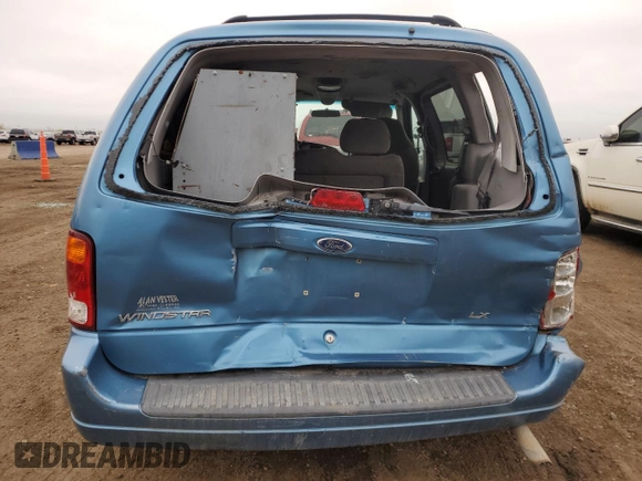 2003 Ford Windstar LX with VIN 2FMZA51493BA80268, listed as a Copart auction lot 54725415 with 249,354 mi miles and Salvage title. Bid and sale history available at DreamBid. Image 6.