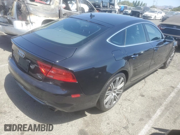 2013 Audi A7 3.0 Prestige with VIN WAU2GAFC8DN126009, listed as a Copart auction lot 64778624 with 123,628 mi miles and Clean Title. Bid and sale history available at carsss.com. Image 3.